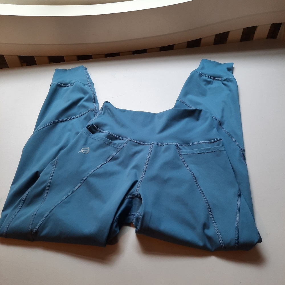 P’tula Kim Jogger 29" Womens Small Blue High Rise Pockets - Picture 2 of 10
